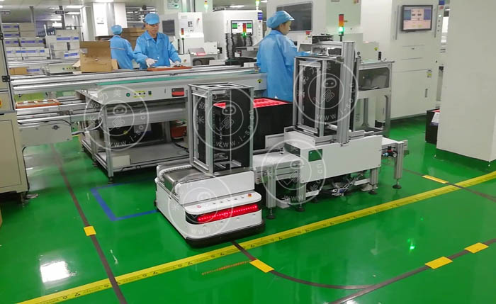 AGV+MES在智能工厂生产的应用